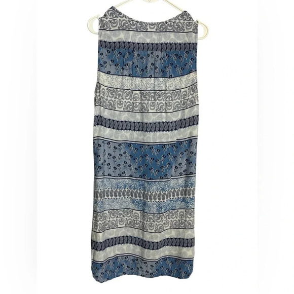 BeachLunchLounge Collection Paisley Mix Print Tank Dress Tassel Boho Festival - Picture 3 of 10